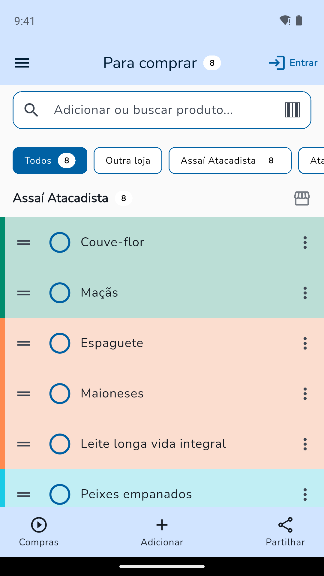 Lista della spesa
