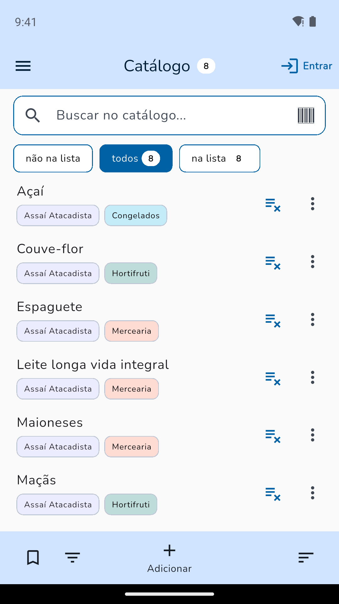 Catalogo prodotti